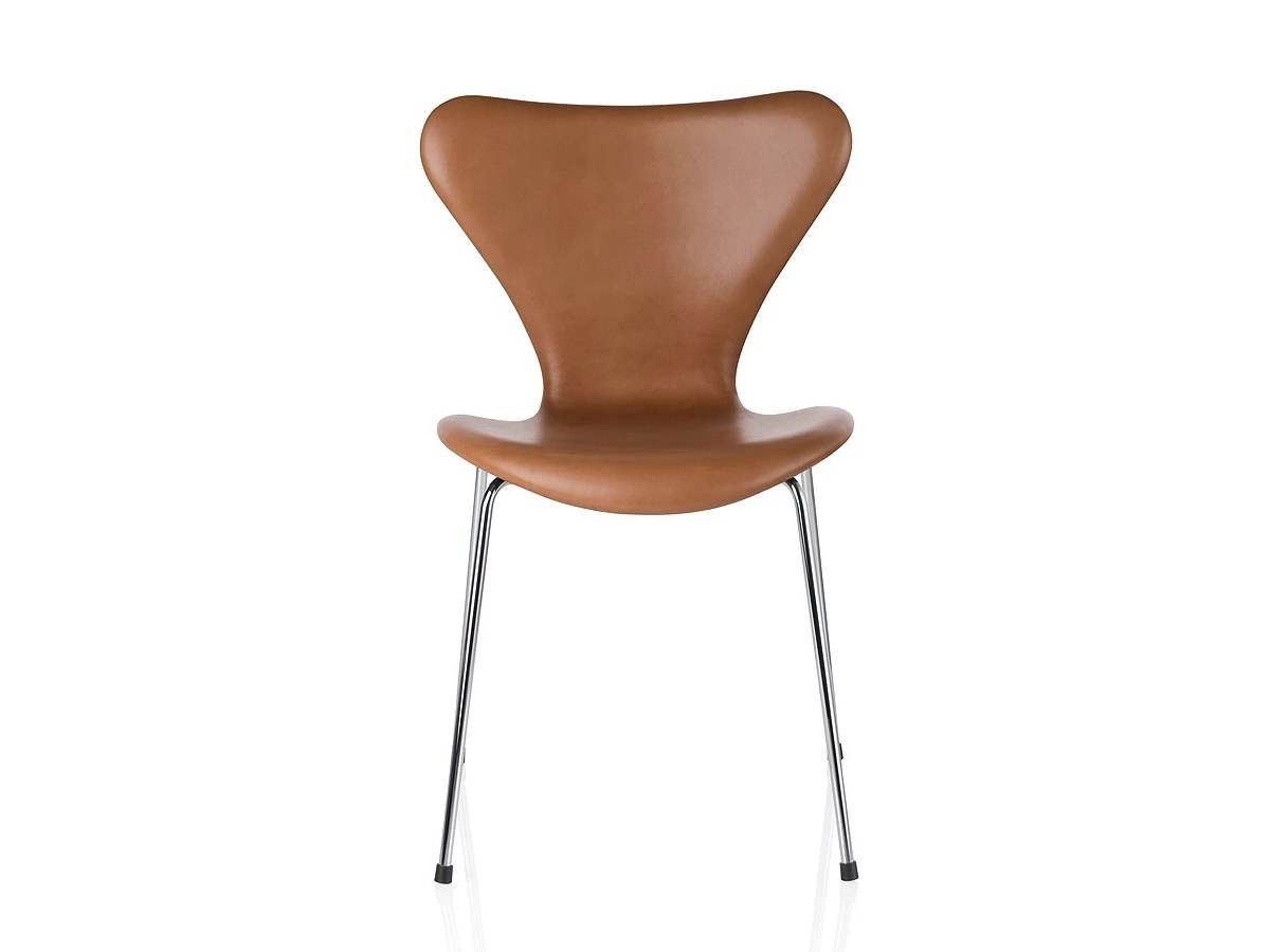Arne Jacobsen Syveren i cognacfarvet læder